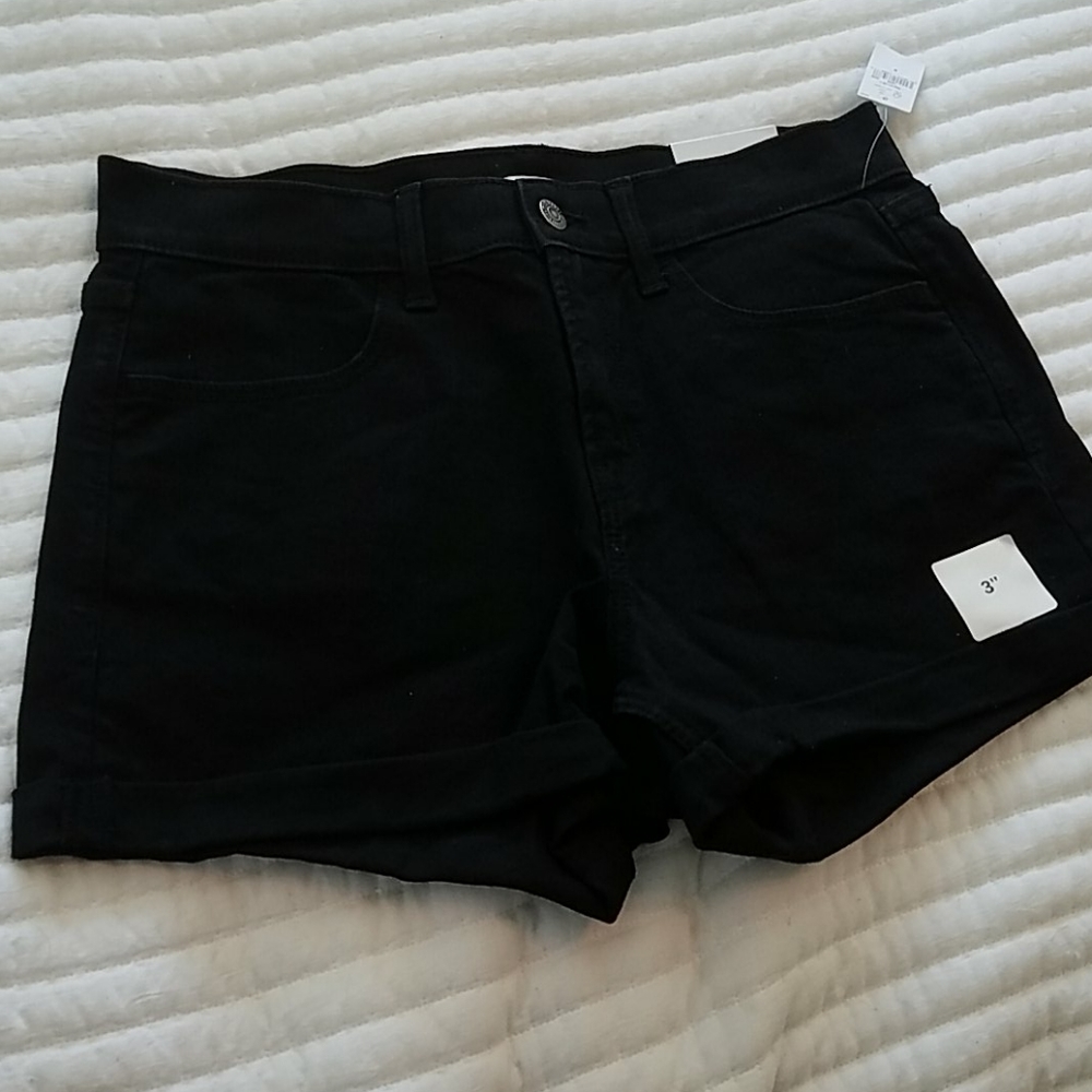 Old Navy black jean shorts